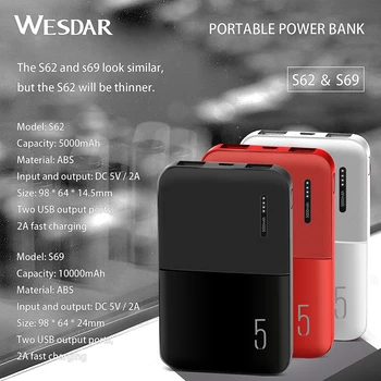 Mini banka snage za brzo punjenje mobilnih telefona Baseus Power Bank 10000mAh vanjska baterija prijenosni Vanjski banka snage za telefone