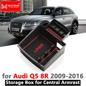 Naslon za ruku kutija za pohranu Audi Q5 8R 2009-2016 MK1 polaganje čišćenje organizator pribor 2010 2011 2012 2013 S Line