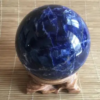 Новоприбывший! Prirodna Plava sfera kvarca opseg содалита kristalna rezbarenje kamena lopta самоцвета ozdravljenje