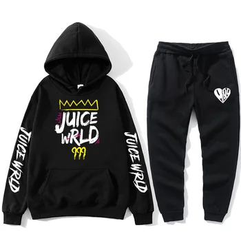 Topla rasprodaja J UICEWrld hoodie suit majica + hlače juice wrld juice wrld juicewrld trap rap rainbow tomography world juice