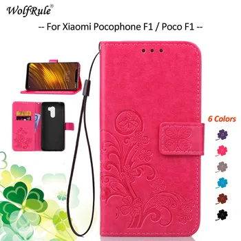 Za poklopca Xiaomi Pocophone F1 Case flip PU novčanik branik telefon torba Case For Xiaomi Pocophone F1 Cover For Xiaomi Poco F1 6.18