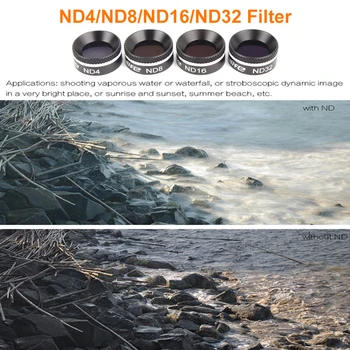 Setove filteri fotoaparati za DJI Mavic Air Objektiv Filters UV CPL ND4 ND8 ND16 ND32-Filter Kit Mavic Air Drone Camera Accessories