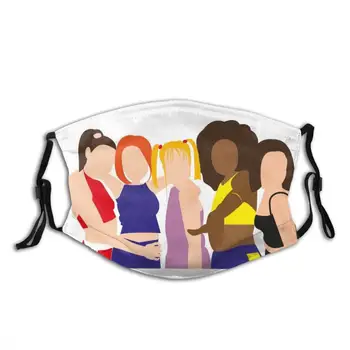Spice Up Your Life-maska za lice sa filterom Spiceupyourlife 90S Girl Gang Girlband Girl Power feminizam Spice Girls pop glazba