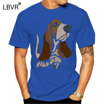 Tiskarski muška pamučna t-shirt kratki rukav smiješno jedinstveni Basset hound dog umjetnost Ženska t-shirt majica