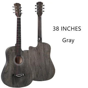 38 Cm Akustična Gitara Za Početnike 6 Struna Klasična Pokretanje Drveni Gitara Praksa Pokazuje Gitara Božićni Poklon Akustična Gitara