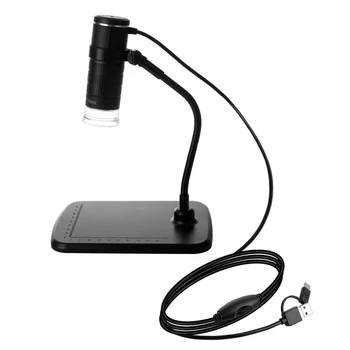 1000X 3-u-1 Digitalni mikroskop za Type-C MicroUSB Android telefon USB PC W stand 53CA