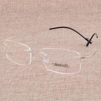 BCLEAR Beta-Ti dizajn korporativnog identiteta fleksibilna memorija metalna okvira za naočale rimless za naočale oculos de grau optički okvir