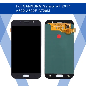 Za SAMSUNG Galaxy A7 2017 A720 A720F LCD AMOLED Display Screen+Touch Panel Digitizer Assembly For SAMSUNG Display Original