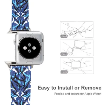 Novi high-end štipa kožni remen za Apple Watch Series 5 4 3 2 1 remen narukvica za iWatch 38/40/42/44 mm remen za sat pribor