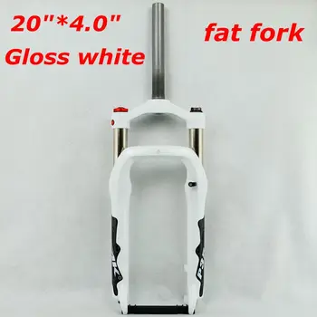 Fat Fork 20*4.0 Inch Fat Bike Forks Snowtruck and Sandy Oil Air Gas Locking Suspension Forks For 4.0