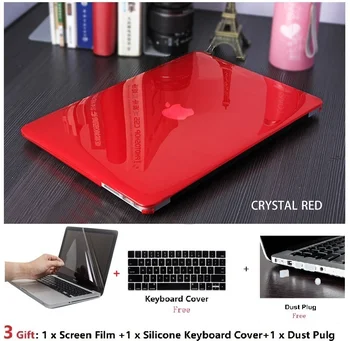 2020 Kristalnu tvrda torbica za laptop MacBook Pro 16 A2141 Touch ID A1932 torba za Macbook Air 13 A1466 A1369 Pro Retina 12 13 15