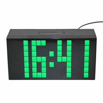 Stolni digitalni alarm odbrojavanje led sat 3 inčni visoke brojke veliki zaslon s temperaturom kalendarski datum Zidni držač