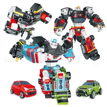TOBO Transfiguration Mini Tritan Three-in-one Brother Machine Fitted Car Toy Model