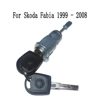 Za Škoda Fabia 1999 - 2008 automobil vrata zaključati i ključ prtljažnik pun komplet 2/3 - 4/5 vrata prednji lijevi 1U0837167