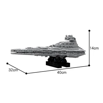 Moc space-series Wars Diy Imperial Star Destroyer Building Blocks creative fighter Technic svemirski brod Bricks dječje igračke