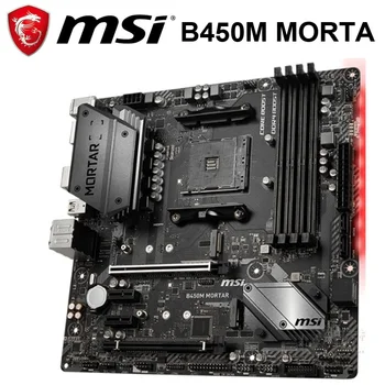 Socket AM4 MSI B450M MORTAR matična ploča AMD B450 DDR4 Original Desktop MSI AMD B450 Mainboard AM4 DDR4 64GB PCI-E 3.0 M. 2 koristi
