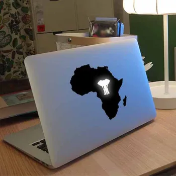 Sjajni Afrički slon laptop naljepnica za Apple MacBook naljepnica 13 Pro Air Decal Retina 11 12 15 inča Mac Mi površinu knjige kože