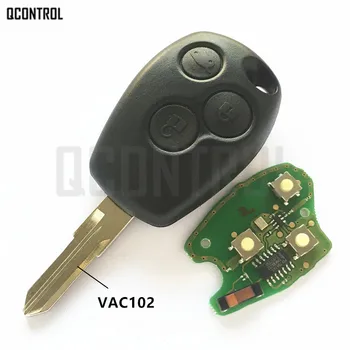 QCONTROL Car Remote Key pogodan za Renault Megane Modus Clio Kangoo Sandero Logan Duster 433MHz s čipom PCF7946/PCF7947