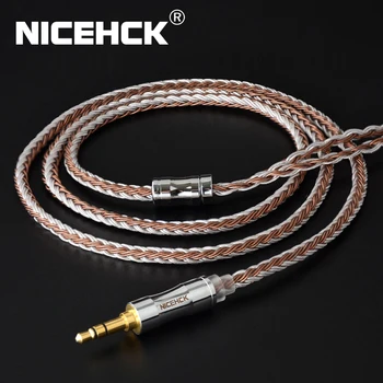 NiceHCK C16-5 16-core bakar-srebro mješoviti kabel 3.5/2.5/4.4 mm Plug MMCX/2Pin/QDC/NX7 Pin za TRNCCAKZ TFZ QDC NX7 PRO/F3 BL-03