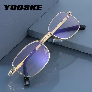 YOOSKE sklopivi naočale za čitanje s футляром prijenosni Пресбиопические sklopivi naočale medusobno zglob naočale 1.00 1.5 2.0 2.5 3.0