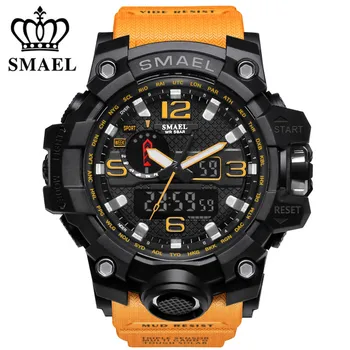 SMAEL Muške Wathes Top Brand Luxury Fashion Digital Watch Men kvarc led svakodnevne sportske vojni satovi muški relogio masculino