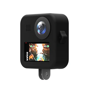 Пылезащитная Zaštitni Poklopac Kamere, Dual Objektiv Caps Case + Kućište Silikonska Zaštitna Torbica Za GoPro Max