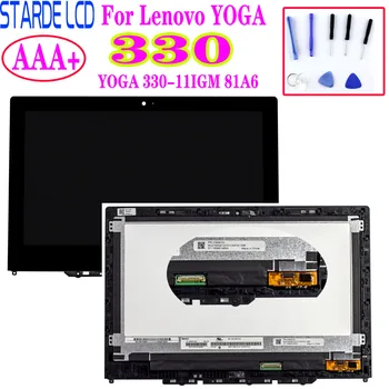 Za Lenovo YOGA 330-11IGM 81A6 joga 330-11 joga 330-11igm LCD zaslon osjetljiv na dodir digitalizator sklopa s okvirom nova zamjena