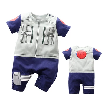 Anime Naruto cosplay novorođenče dječji kombinezon odjeća dijete младенческие tijelo novorođenog kratkih rukava Baby Boy Girl Clothing