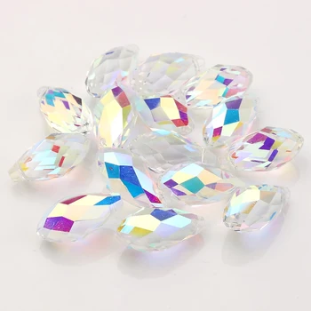 Crystal suza privjesak 10*20/12*25 mm češki лэмпворк staklo pad cut-perle kineski perle na Veliko prodaja rukotvorina pribor
