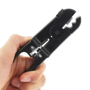 UTP / STP podesiva kliješta za skidanje kablova automatski mreže rezač za striptizete ručni alat s noževima SK-5 i okretnim Gumbom