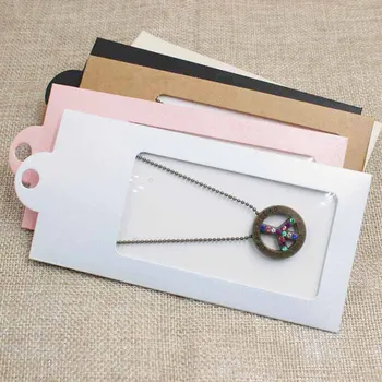 Prekrasna roza/siva/bijela/crna/kraft dar /bombona faovr prozor vješalica kutija ogrlica i naušnice prikaz kutija vjenčanje razglednica paket
