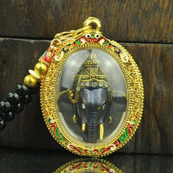 Jugo Istočna Azija Tajland hram grčko budistički džep maskota sreća je blagoslov zlato Ganesh bogatstvo Bog Buda kartica privjesak Amulet