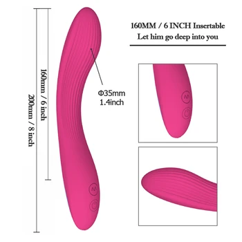 LOVETIME G-spot dildo vibrator maser 10 načina vibracije klitoris maser ženski masturbator igračke vodootporna i mekana