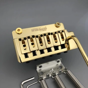 Wilkinson 2 post point Golden Gold Double swing Electric Guitar Tremolo System Bridge for pipdog and suhr gitara WOV08