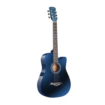 Narodna gitara 38 cm svijetle boje Ljubičasta / Plava /drvo za početnike učenika praksa akustična gitara AGT337